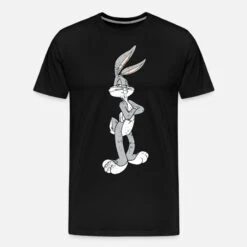 'Looney Tunes Bugs Bunny Vintage Pose' Männer Premium T-Shirt | Spreadshirt -Steman Clothing Shop looney tunes bugs bunny vintage pose maenner premium t shirt 6