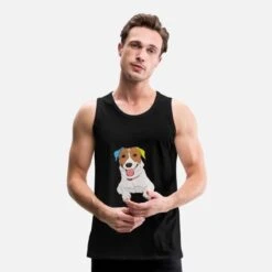 'Lovers Dogs, Funny Dogs Art, Dogs Lover' Männer Premium Tanktop | Spreadshirt