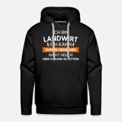 'Lustig Landwirt Bauer Geschenk' Männer Premium Hoodie | Spreadshirt -Steman Clothing Shop lustig landwirt bauer geschenk maenner premium hoodie 4