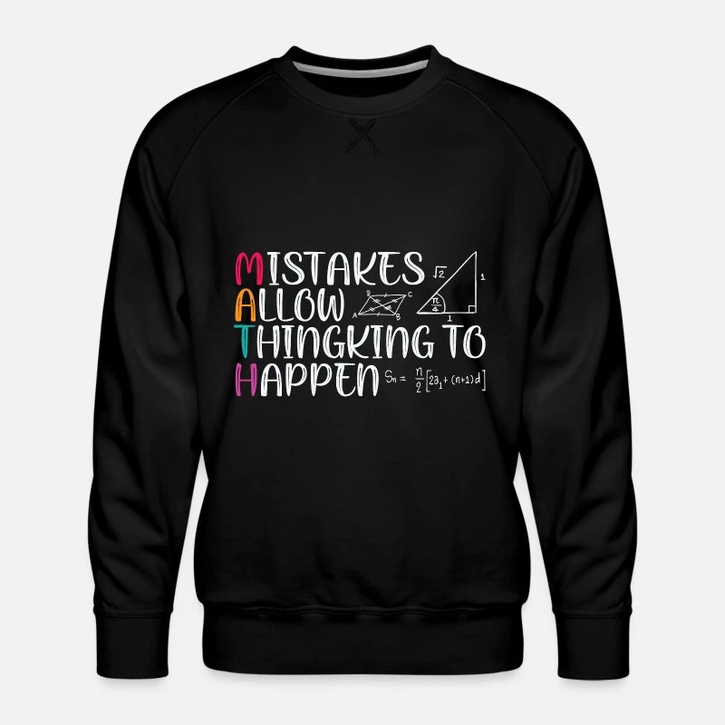 'Lustig Mathematik Spruch Mathelehrer Mathesprüche' Männer Premium Pullover | Spreadshirt 5 'Lustig Mathematik Spruch Mathelehrer Mathesprüche' Männer Premium Pullover | Spreadshirt – Bild 3