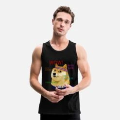 'Lustiges Gym Doge Meme Workout Gainz' Männer Premium Tanktop | Spreadshirt