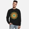 'MANDALA QUOTE - Du Lebst Nur Einmal' Unisex Pullover | Spreadshirt -Steman Clothing Shop mandala quote du lebst nur einmal unisex pullover