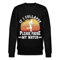 'Marathon Läufer Laufsport Halbmarathon Spruch' Männer Bio Pullover | Spreadshirt -Steman Clothing Shop marathon laeufer laufsport halbmarathon spruch maenner bio pullover 1