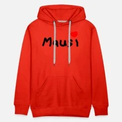 'Mausi' Männer Premium Hoodie | Spreadshirt -Steman Clothing Shop mausi maenner premium hoodie 2