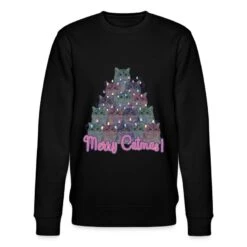 'Merry Catmas Weihnachten Katzen' Männer Bio Pullover | Spreadshirt -Steman Clothing Shop merry catmas weihnachten katzen maenner bio pullover 3