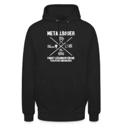 'Metallbauer Findet Lösungen Metallbau Handwerk' Unisex Hoodie | Spreadshirt -Steman Clothing Shop metallbauer findet loesungen metallbau handwerk unisex hoodie 6