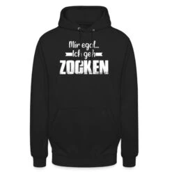 'Mir Egal Ich Geh Zocken' Unisex Hoodie | Spreadshirt -Steman Clothing Shop mir egal ich geh zocken unisex hoodie 6