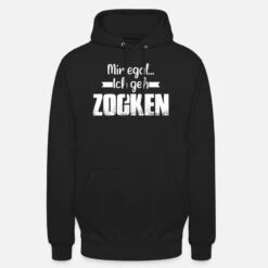 'Mir Egal Ich Geh Zocken' Unisex Hoodie | Spreadshirt -Steman Clothing Shop mir egal ich geh zocken unisex hoodie 8