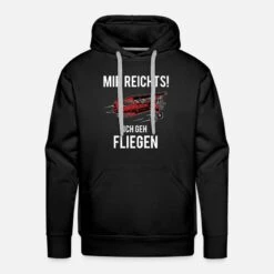 'Mir Reichts Ich Geh Fliegen Flugzeug Piloten' Männer Premium Hoodie | Spreadshirt -Steman Clothing Shop mir reichts ich geh fliegen flugzeug piloten maenner premium hoodie 4