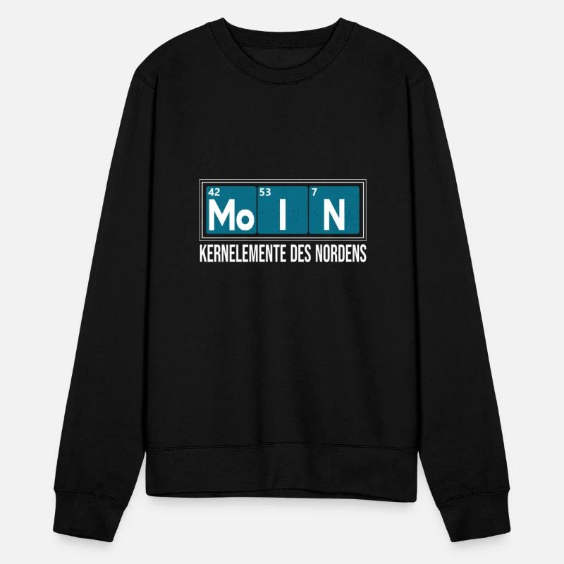 'Moin Kernelemente Des Nordens Periodensystem' Unisex Pullover | Spreadshirt 7 'Moin Kernelemente Des Nordens Periodensystem' Unisex Pullover | Spreadshirt – Bild 5