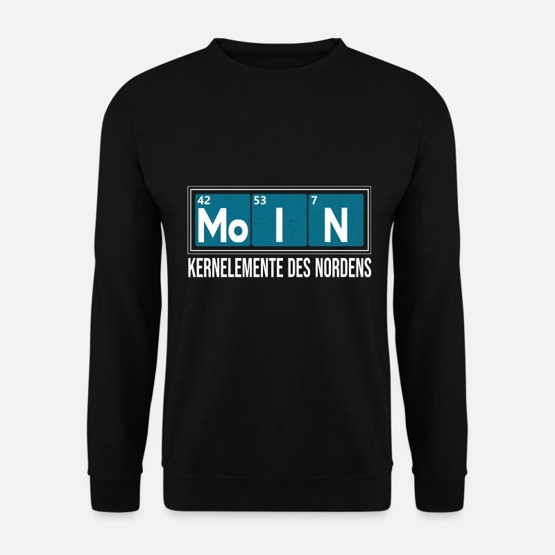 'Moin Kernelemente Des Nordens Periodensystem' Unisex Pullover | Spreadshirt 9 'Moin Kernelemente Des Nordens Periodensystem' Unisex Pullover | Spreadshirt – Bild 7