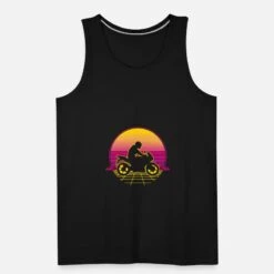 'Motorrad Motorsport Retro Vintage Retrowave' Männer Premium Tanktop | Spreadshirt -Steman Clothing Shop motorrad motorsport retro vintage retrowave maenner premium tanktop 4
