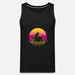 'Motorrad Motorsport Retro Vintage Retrowave' Männer Premium Tanktop | Spreadshirt -Steman Clothing Shop motorrad motorsport retro vintage retrowave maenner premium tanktop 6
