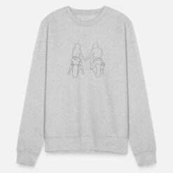 'Motorradfahrer Paar' Unisex Pullover | Spreadshirt -Steman Clothing Shop motorradfahrer paar unisex pullover 4