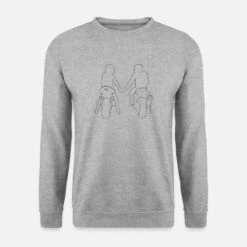 'Motorradfahrer Paar' Unisex Pullover | Spreadshirt -Steman Clothing Shop motorradfahrer paar unisex pullover 6