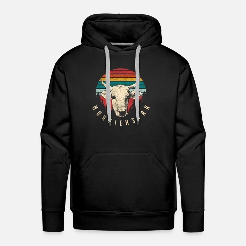 'MUHVIEHSTAR Landwirtshaft Bauer Kühe Geschenk' Männer Premium Hoodie | Spreadshirt 7 'MUHVIEHSTAR Landwirtshaft Bauer Kühe Geschenk' Männer Premium Hoodie | Spreadshirt – Bild 5
