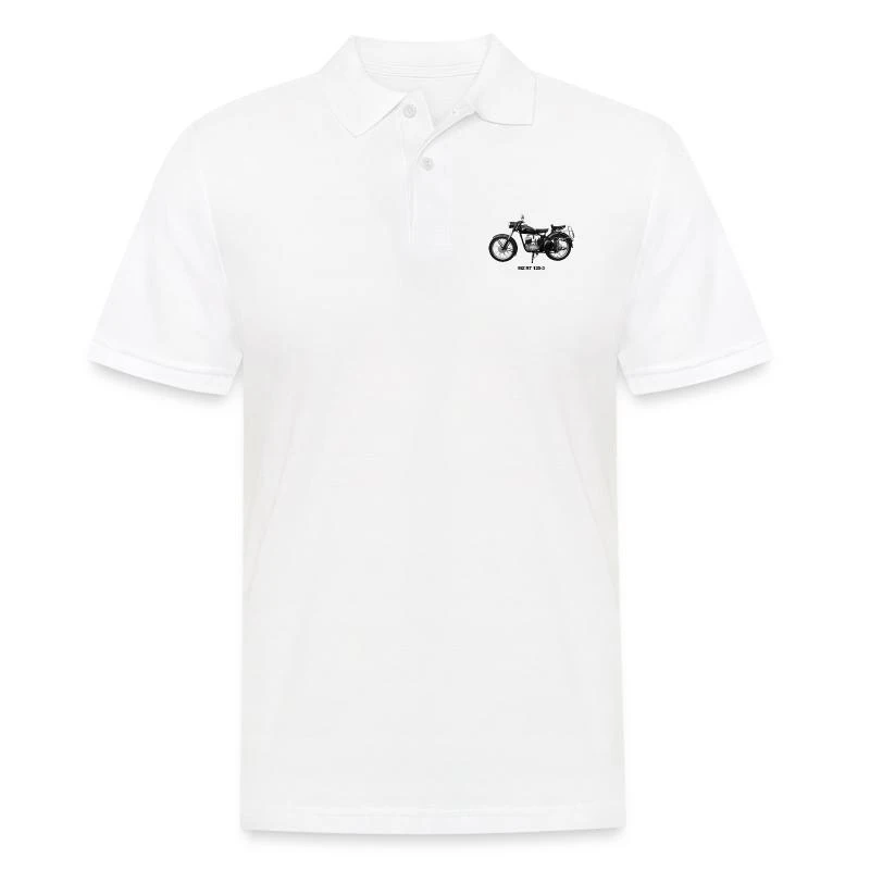 Gildan 'MZ RT 125-3 Zschopau DDR Motorrad' Männer Poloshirt | Spreadshirt 4 Gildan 'MZ RT 125-3 Zschopau DDR Motorrad' Männer Poloshirt | Spreadshirt – Bild 2