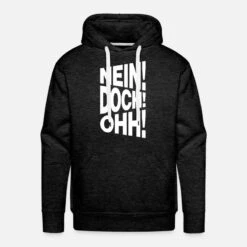 'Nein! Doch! Ohh! - Lustiger Louis De Funès Spruch' Männer Premium Hoodie | Spreadshirt -Steman Clothing Shop nein doch ohh lustiger louis de funes spruch maenner premium hoodie 4
