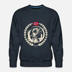 'Norwegen Angeln' Männer Premium Pullover | Spreadshirt 7 'Norwegen Angeln' Männer Premium Pullover | Spreadshirt -Steman Clothing Shop norwegen angeln maenner premium pullover 2