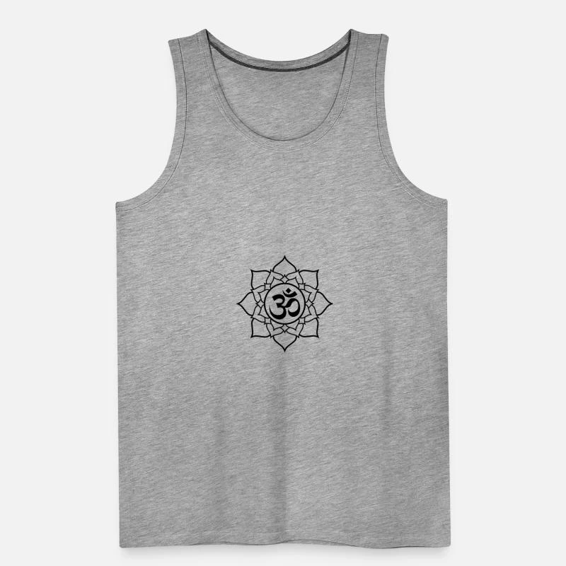 'Om' Männer Premium Tanktop | Spreadshirt 7 'Om' Männer Premium Tanktop | Spreadshirt – Bild 5