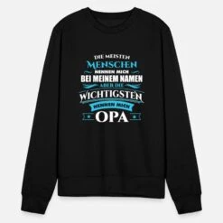 'Opa Großvater Opi Name' Unisex Pullover | Spreadshirt -Steman Clothing Shop opa grossvater opi name unisex pullover 4