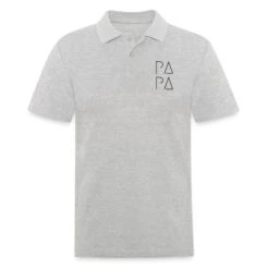 Gildan 'Papa T-Shirt, Minimalistisch, Statement' Männer Poloshirt | Spreadshirt -Steman Clothing Shop papa t shirt minimalistisch statement maenner poloshirt 2