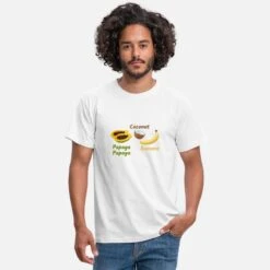 Gildan 'Papaya Coconut Banana Banane Kokosnuss' Männer T-Shirt | Spreadshirt