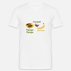 Gildan 'Papaya Coconut Banana Banane Kokosnuss' Männer T-Shirt | Spreadshirt -Steman Clothing Shop papaya coconut banana banane kokosnuss maenner t shirt 6