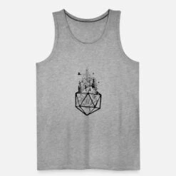 'pen And Paper Diceworld' Männer Premium Tanktop | Spreadshirt -Steman Clothing Shop pen and paper diceworld maenner premium tanktop 4