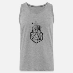 'pen And Paper Diceworld' Männer Premium Tanktop | Spreadshirt -Steman Clothing Shop pen and paper diceworld maenner premium tanktop 6