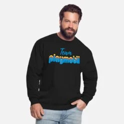 'Playmobil Team Logo' Unisex Pullover | Spreadshirt -Steman Clothing Shop playmobil team logo unisex pullover 1