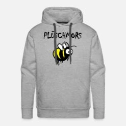 'Plüschmors, Hummel, Plattdeutsch' Männer Premium Hoodie | Spreadshirt -Steman Clothing Shop plueschmors hummel plattdeutsch maenner premium hoodie 4