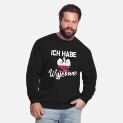 'Polnischer Spruch Ich Habe Wyjebane' Unisex Pullover | Spreadshirt -Steman Clothing Shop polnischer spruch ich habe wyjebane unisex pullover 1