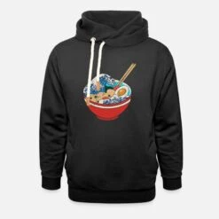 'Ramen' Unisex Schalkragen Hoodie | Spreadshirt -Steman Clothing Shop ramen unisex schalkragen hoodie 6