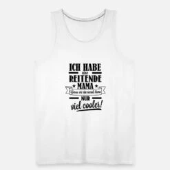 'Reitende Mama' Männer Premium Tanktop | Spreadshirt -Steman Clothing Shop reitende mama maenner premium tanktop 4