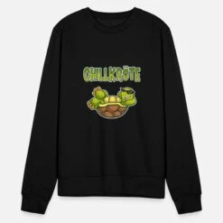 'Relaxte Chillkröte | Schildkröten | Geschenkidee' Unisex Pullover | Spreadshirt -Steman Clothing Shop relaxte chillkroete schildkroeten geschenkidee unisex pullover 4