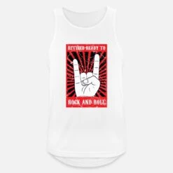 'Renter Rock And Roll' Männer Sport Tanktop | Spreadshirt -Steman Clothing Shop renter rock and roll maenner sport tanktop 4