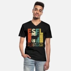 Gildan 'Retro Esel Flüsterer Besitzer' Männer-T-Shirt Mit V-Ausschnitt | Spreadshirt