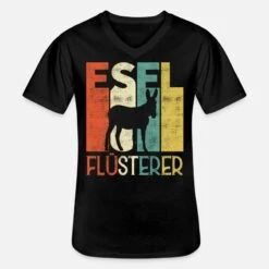 Gildan 'Retro Esel Flüsterer Besitzer' Männer-T-Shirt Mit V-Ausschnitt | Spreadshirt -Steman Clothing Shop retro esel fluesterer besitzer maenner t shirt mit v ausschnitt 4