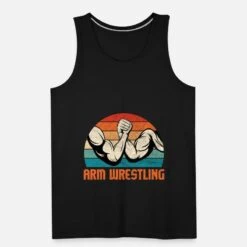 'Retro Vintage Arm Wrestling Sport Arm Wrestler' Männer Premium Tanktop | Spreadshirt -Steman Clothing Shop retro vintage arm wrestling sport arm wrestler maenner premium tanktop 4