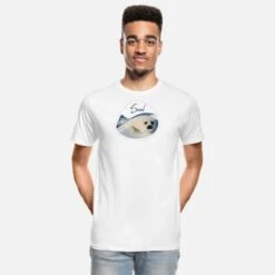'Robbenbaby Robbe - Design' Männer Premium Bio T-Shirt | Spreadshirt
