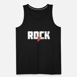 'Rock' Männer Premium Tanktop | Spreadshirt -Steman Clothing Shop rock maenner premium tanktop 4