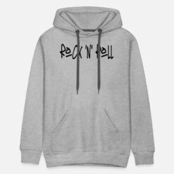 'Rock N Roll' Männer Premium Hoodie | Spreadshirt -Steman Clothing Shop rock n roll maenner premium hoodie 2