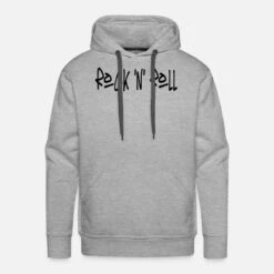 'Rock N Roll' Männer Premium Hoodie | Spreadshirt -Steman Clothing Shop rock n roll maenner premium hoodie 4