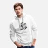 'Rubik's Cube Monochromer Zauberwürfel' Männer Premium Hoodie | Spreadshirt -Steman Clothing Shop rubiks cube monochromer zauberwuerfel maenner premium hoodie