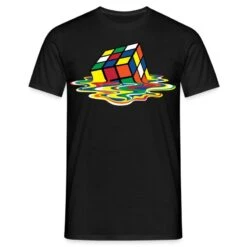 Gildan 'Rubik's Cube Zauberwürfel Melting Cube' Männer T-Shirt | Spreadshirt -Steman Clothing Shop rubiks cube zauberwuerfel melting cube maenner t shirt 5