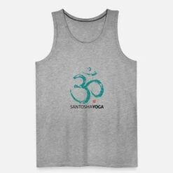 'SANTOSHA YOGA KÖLN' Männer Premium Tanktop | Spreadshirt -Steman Clothing Shop santosha yoga koeln maenner premium tanktop 4
