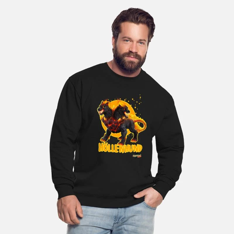 'Schleich Eldrador Höllenhund Lava' Unisex Pullover | Spreadshirt 4 'Schleich Eldrador Höllenhund Lava' Unisex Pullover | Spreadshirt – Bild 2
