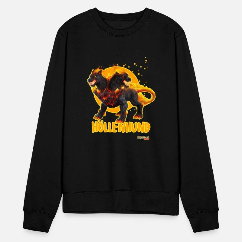 'Schleich Eldrador Höllenhund Lava' Unisex Pullover | Spreadshirt 7 'Schleich Eldrador Höllenhund Lava' Unisex Pullover | Spreadshirt – Bild 5