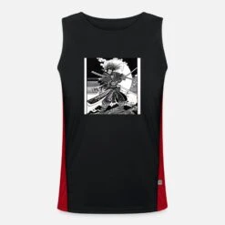 James & Nicholson 'schwarz Weiß Manga Anime Samurai Japan Otaku' Funktionelles Kontrast-Tank Top Für Männer| Spreadshirt 5 James & Nicholson 'schwarz Weiß Manga Anime Samurai Japan Otaku' Funktionelles Kontrast-Tank Top Für Männer| Spreadshirt -Steman Clothing Shop schwarz weiss manga anime samurai japan otaku funktionelles kontrast tank top fuer maenner 1